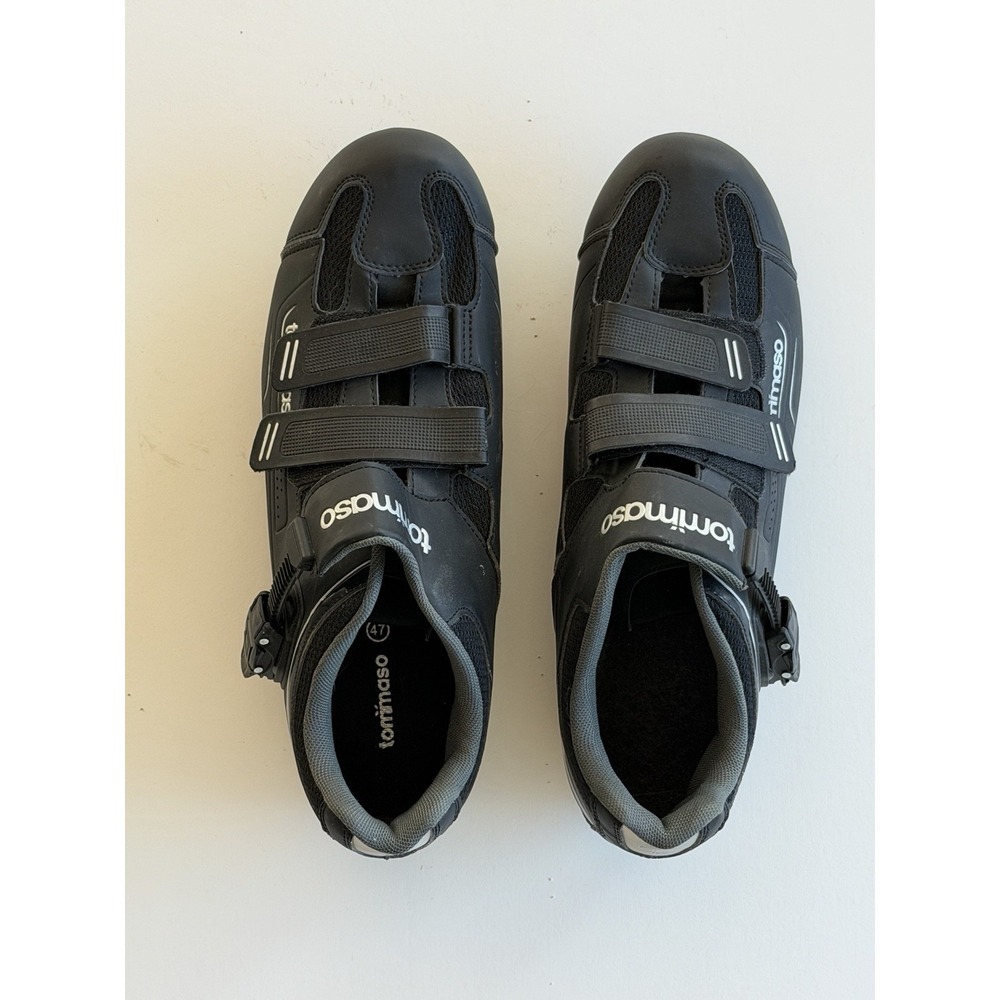 Tommaso Road Spin Cycling Shoes EU 47 US 13 3-Bolt‎ w/ Look Cleats